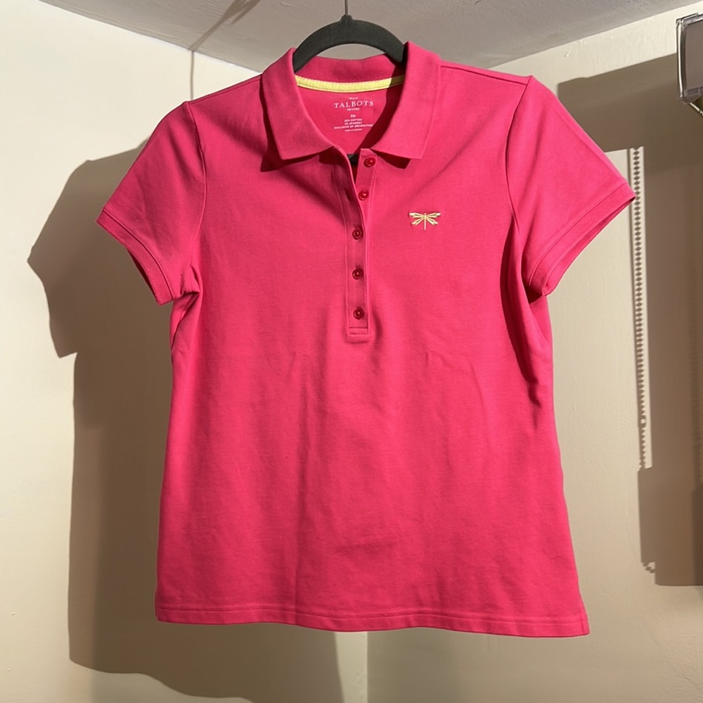 Talbots Pink Polo